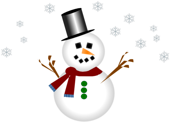 Transparent Snowflake Snowman Document Christmas Ornament for Christmas