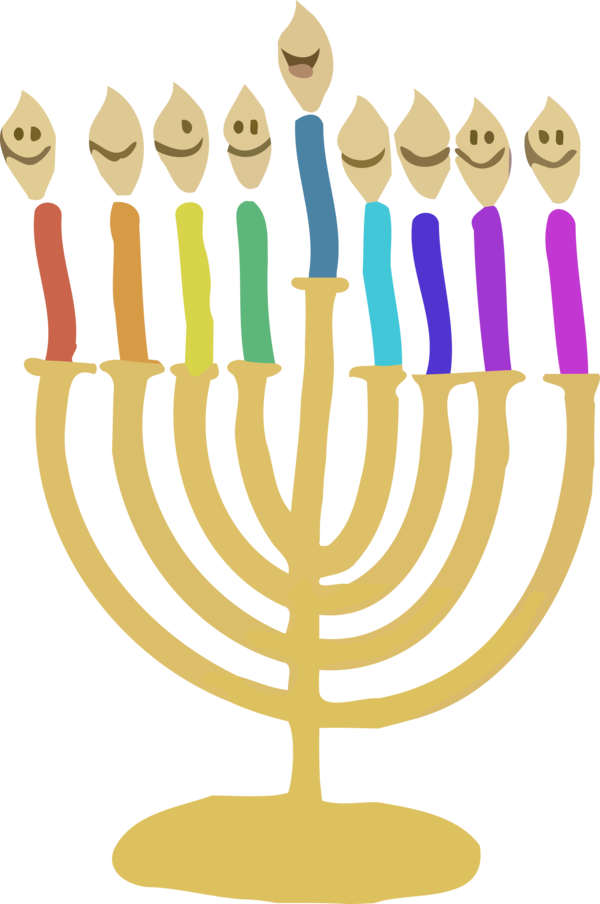 Transparent Hanukkah Menorah Candle holder Hanukkah for Hanukkah Candle for Hanukkah