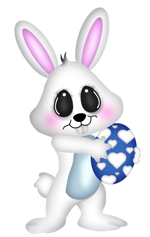 Transparent Easter Bunny Rabbit Hare Cartoon for Easter