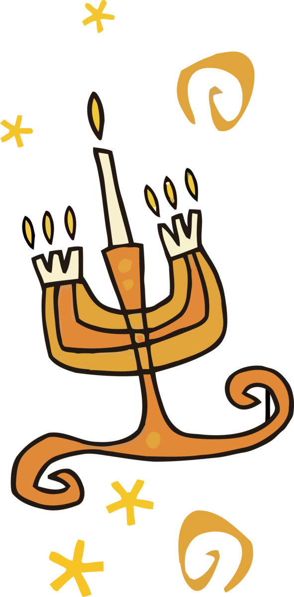 Transparent Hanukkah Symbol for Hanukkah Candle for Hanukkah