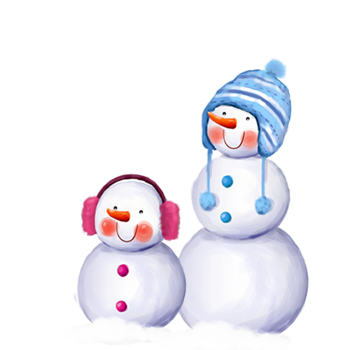 Transparent Snow Daxue Snowman Christmas Ornament for Christmas