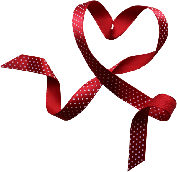Transparent Heart Vinegar Valentines Red Ribbon for Valentines Day