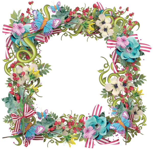 Transparent Wreath Floral Design Paper Decor Flora for Christmas