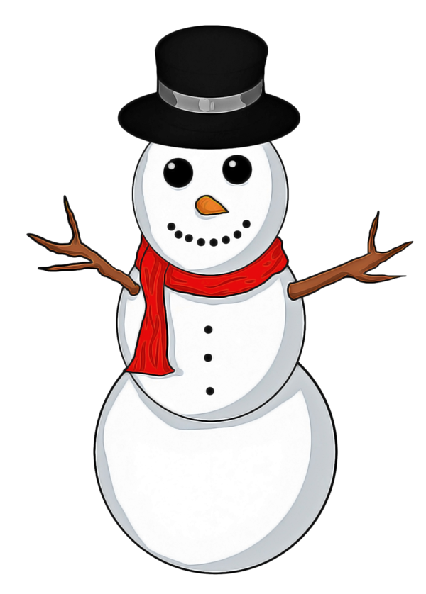 Transparent Snowman Christmas Day Country Snowman for Christmas