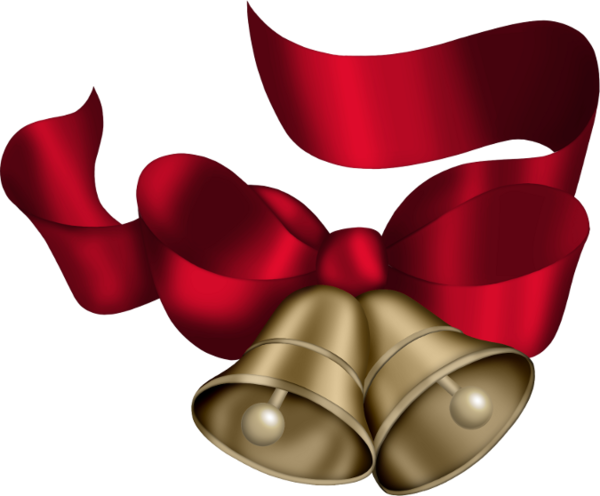 Transparent Red Ribbon Bell Ribbon Red for Christmas