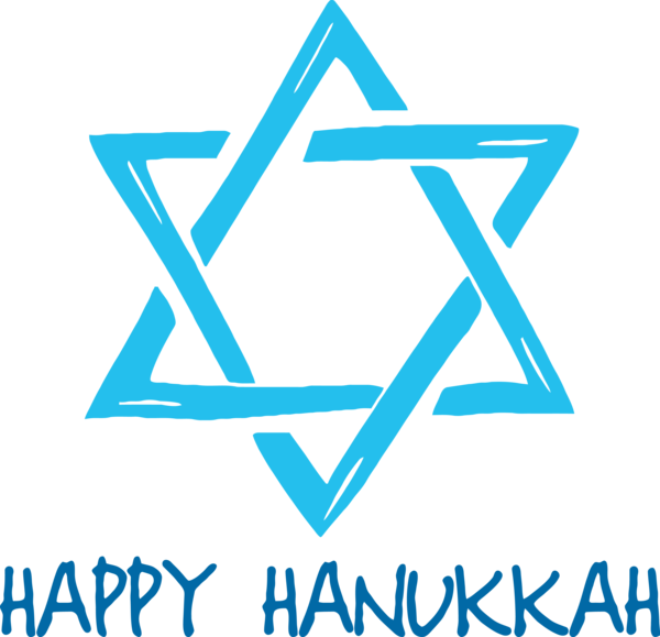 Transparent Hanukkah Aqua Text Turquoise for Happy Hanukkah for Hanukkah