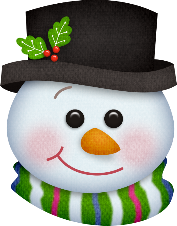 Transparent Snowman Smiley Face Christmas Ornament for Christmas