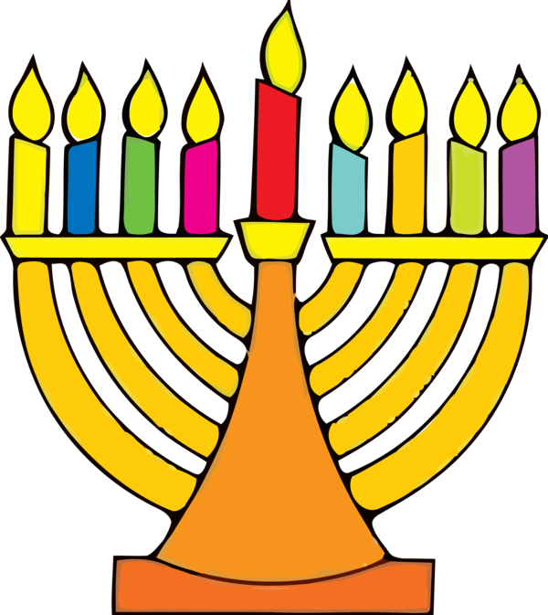 Transparent Hanukkah Yellow Hanukkah Candle holder for Hanukkah Candle for Hanukkah