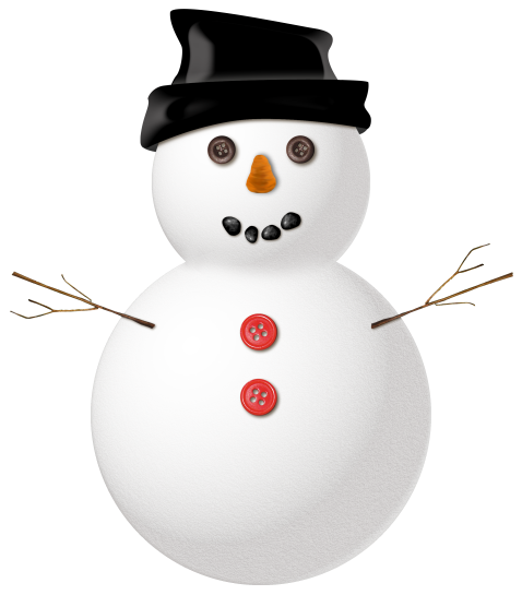Transparent Snowman Image Editing Christmas Ornament for Christmas