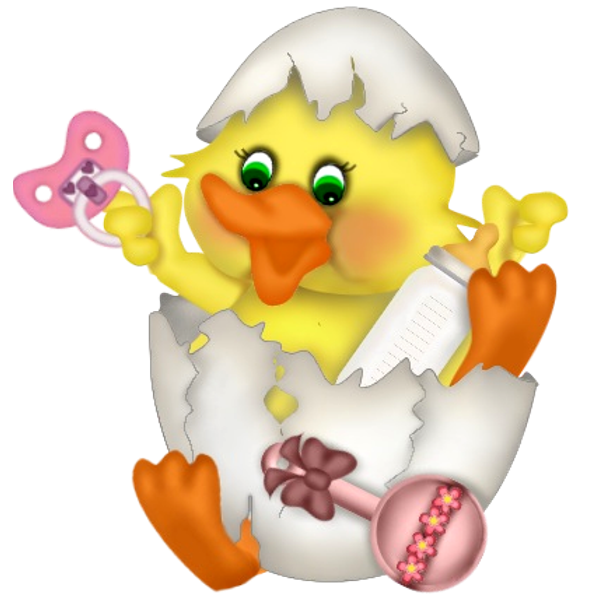 Transparent Easter Bunny Easter Animation Toy Water Bird for Easter