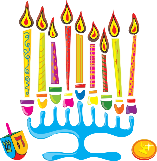 Transparent Hanukkah Birthday candle Writing implement for Hanukkah Candle for Hanukkah