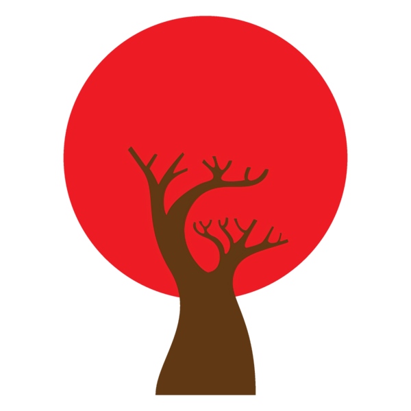 Transparent Thanksgiving Red Tree Logo for Fall Leaves for Thanksgiving