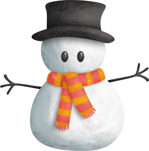 Transparent Snowman Christmas Ornament for Christmas