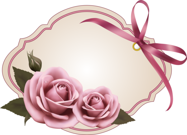 Transparent Rose Video Picture Frames Pink for Valentines Day