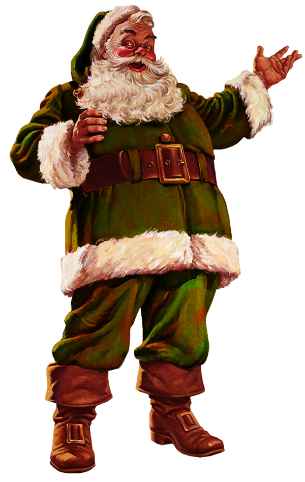 Transparent Santa Claus Garden Gnome Costume for Christmas