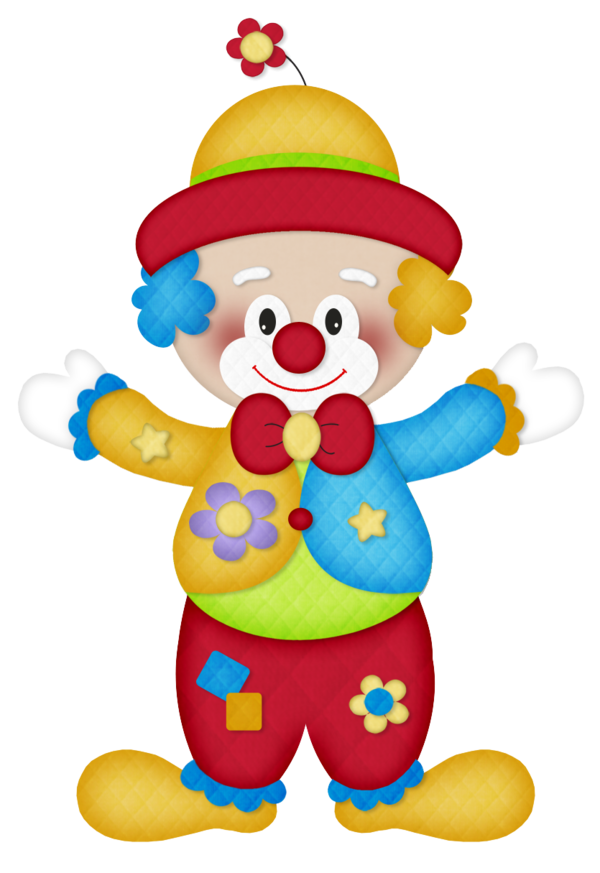 Transparent Circus Clown Joker Toy for Christmas