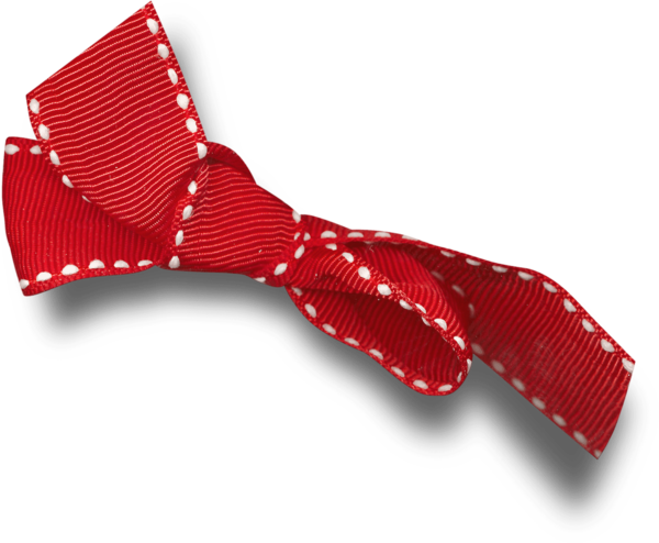 Transparent Christmas Bow Tie Pentecost Red Necktie for Christmas