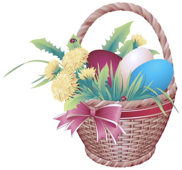 Transparent Gift Basket Hamper Easter for Easter