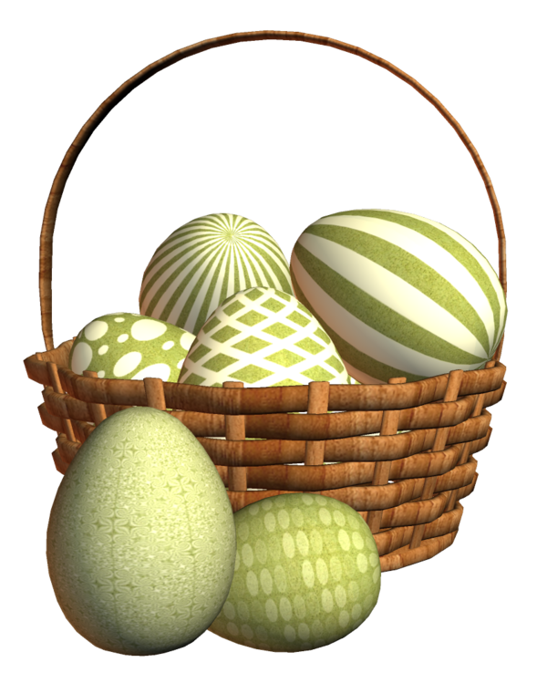 Transparent Easter Egg Basket Easter Food Fruit for Easter