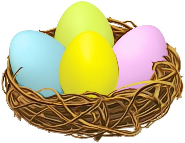 Transparent Egg Bird Nest Easter Egg for Easter