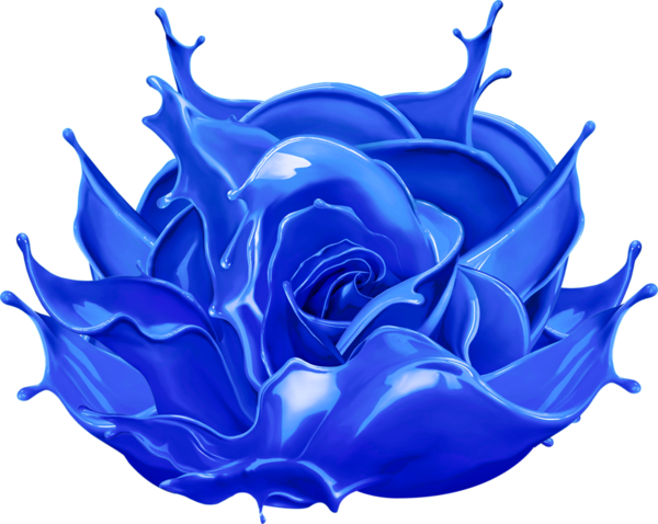 Transparent Blue Rose Blue Color Flower for Valentines Day