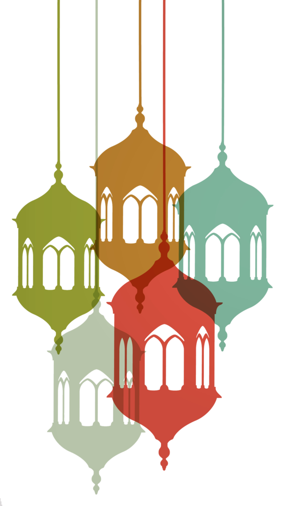 Transparent Ramadan Islam Eid Alfitr Christmas Ornament Decor for Ramadan