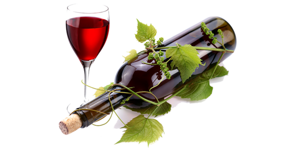 Transparent Wine Red Wine Common Grape Vine for New Year