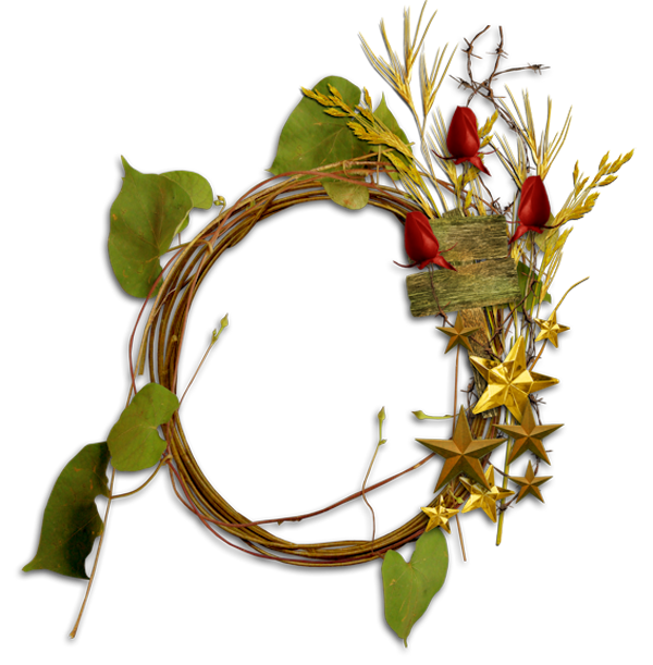Transparent Wreath Niqāb God Twig for Christmas