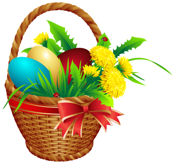 Transparent Easter Gift basket Basket Hamper for Easter Basket for Easter