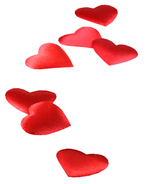 Transparent Valentine's Day Red Heart Love for Valentine Heart for Valentines Day