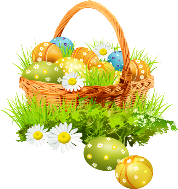 Transparent Easter Easter Easter egg Grass for Easter Basket for Easter
