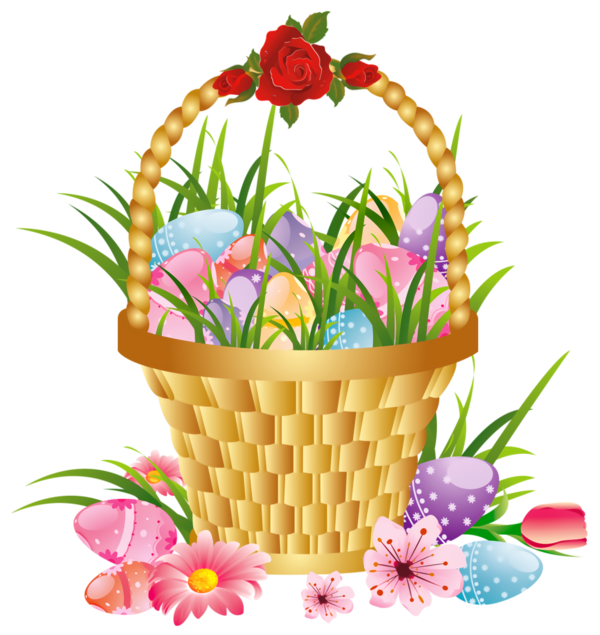Transparent Easter Flowerpot Flower Plant for Easter Basket for Easter