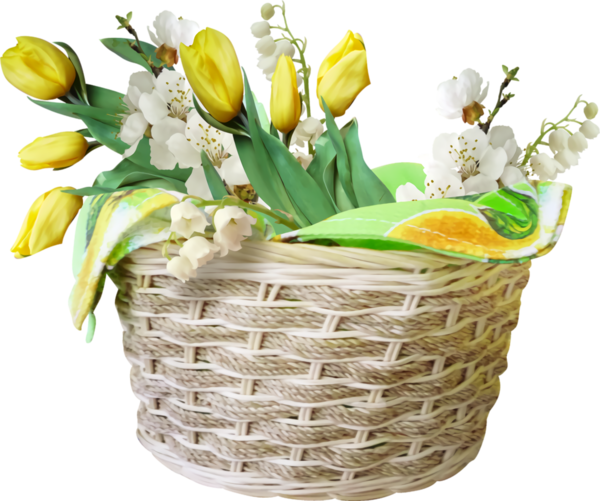 Transparent Easter Flower Flowerpot Cut flowers for Easter Basket for Easter