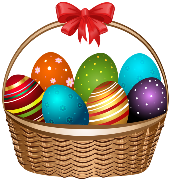 Transparent Easter Easter egg Basket Gift basket for Easter Basket for Easter