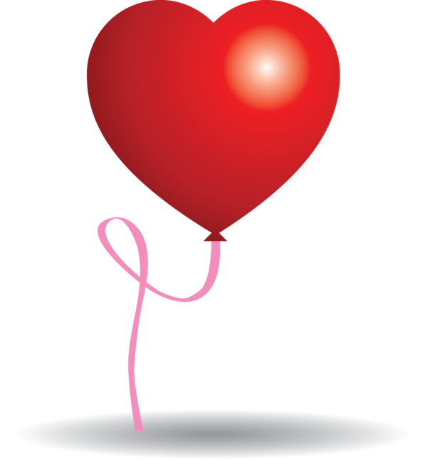 Transparent Heart Love Web Browser Balloon for Valentines Day