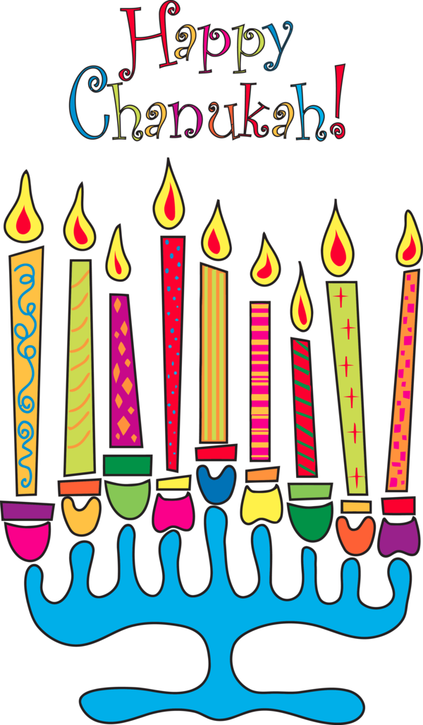 Transparent Hanukkah Birthday candle Text Font for Hanukkah Candle for Hanukkah