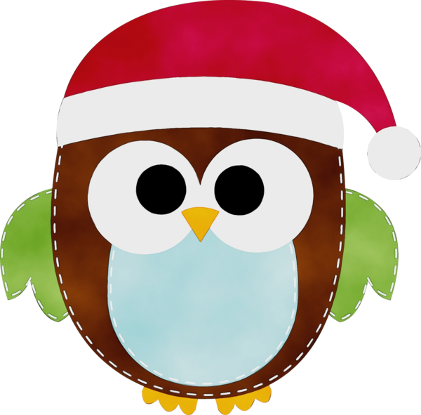 Transparent Christmas Day Owl Clip Art Christmas Bird for Christmas