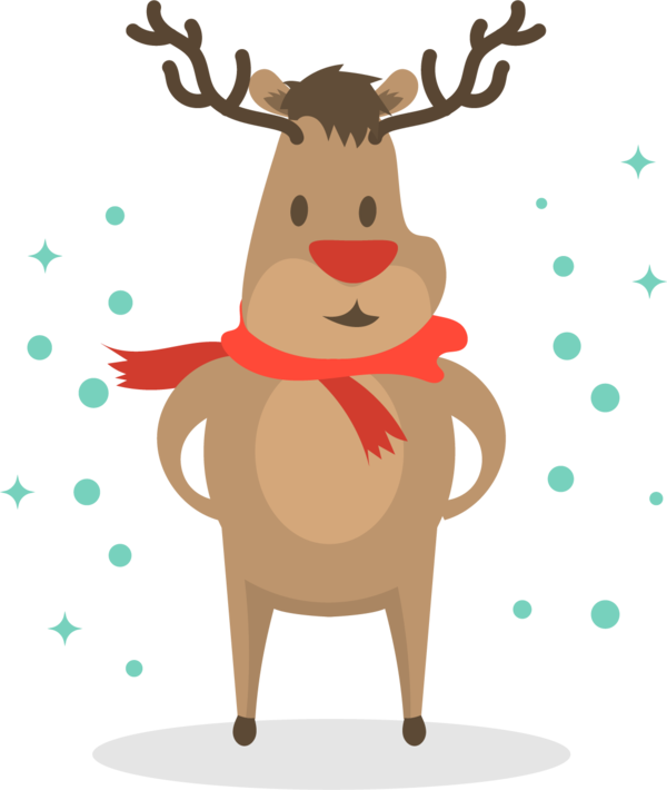 Transparent Hoodie Tshirt Sweater Deer Reindeer for Christmas