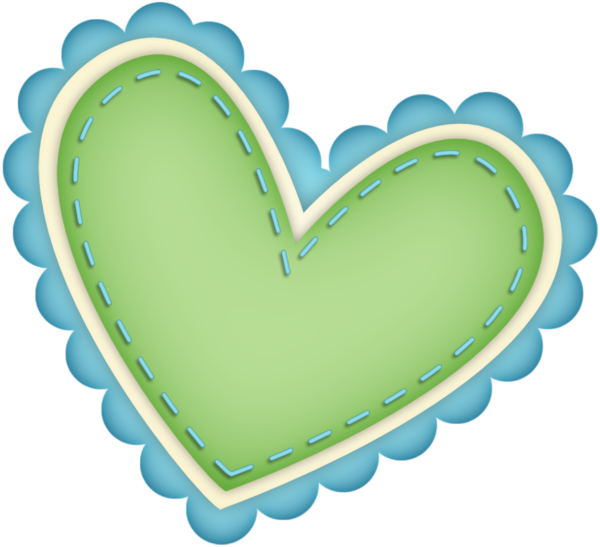 Transparent Sticker Heart Gift Grass for Valentines Day
