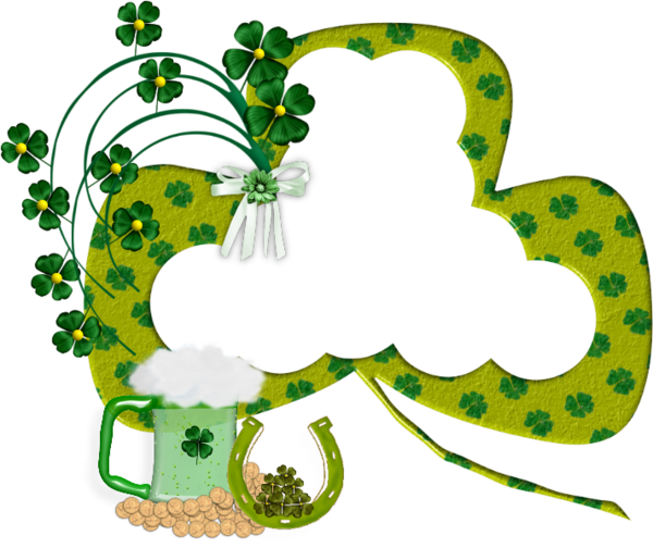 Transparent Saint Patrick S Day Irish People Shamrock Plant Flora for St Patricks Day