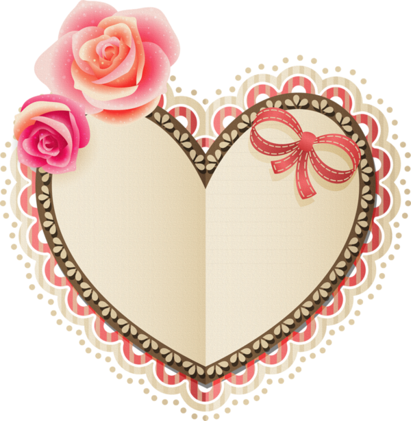 Transparent Love Valentines Day International Womens Day Pink Heart for International Womens Day