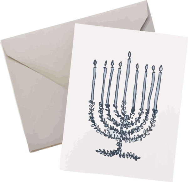 Transparent Hanukkah Menorah Candle holder for Happy Hanukkah for Hanukkah
