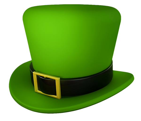 Transparent Leprechaun Hat Party Hat Yellow Green for St Patricks Day