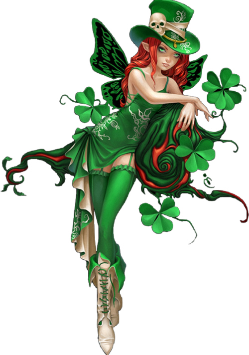 Transparent Luck Of The Irish Irish People Luck Plant Costume Design for St Patricks Day