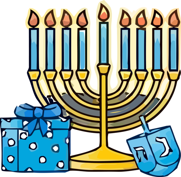 Transparent Hanukkah Hanukkah Menorah Birthday candle for Hanukkah Candle for Hanukkah