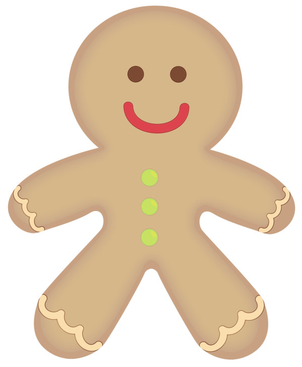 Transparent Gingerbread Man Gingerbread Gingerbread House Biscuit for Christmas