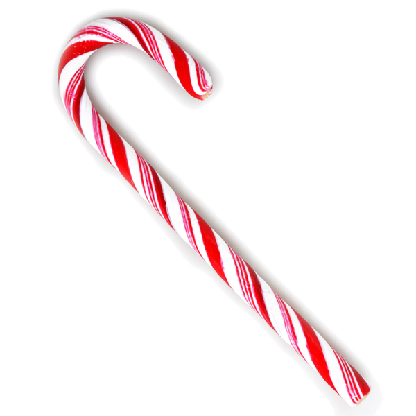 Transparent Candy Cane Stick Candy Christmas Line Confectionery for Christmas