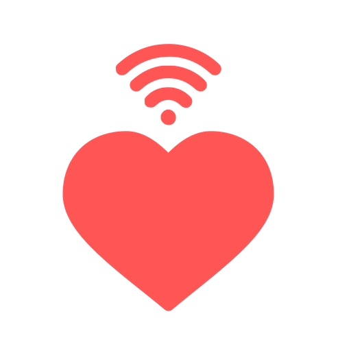 Transparent Mom Life Valentines Day Wifi Heart Red for Valentines Day
