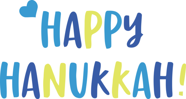 Transparent Hanukkah Text Font Line for Happy Hanukkah for Hanukkah