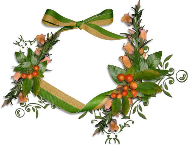 Transparent Green Ribbon Wreath Christmas Decoration for Christmas